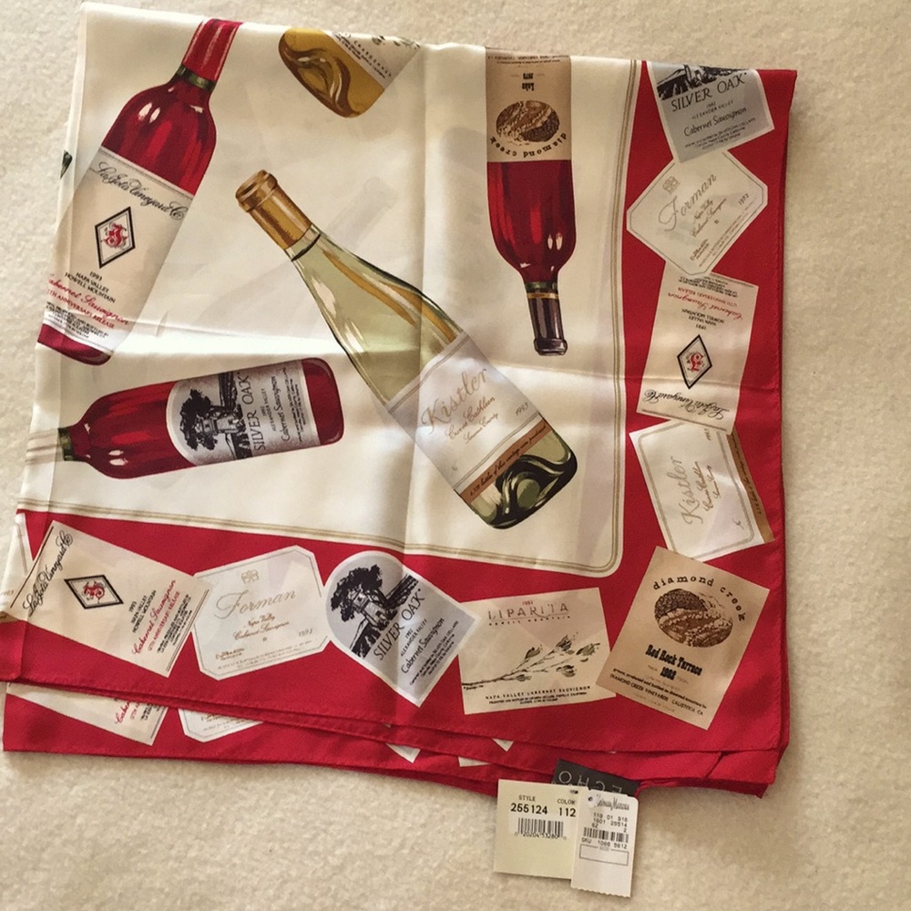 Echo silk scarf
